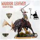 Warrior Leofwen, Theḡn of Dēra on Great Hart