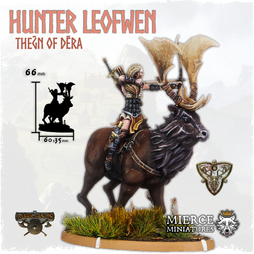 Hunter Leofwen, Theḡn of Dēra on Great Hart