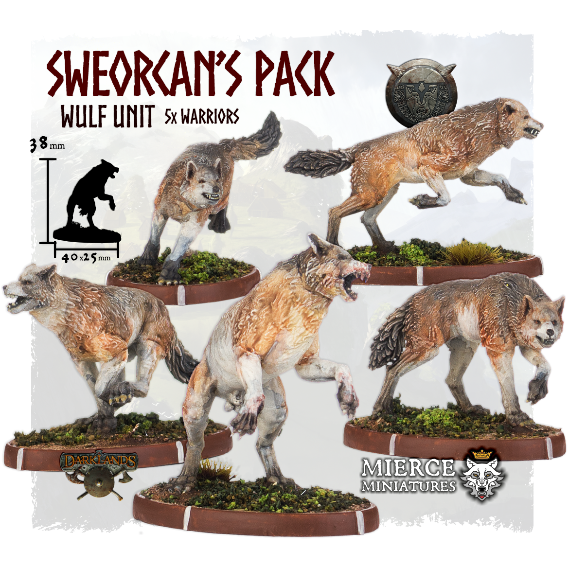 Sweorcan's Pack, Wulf Unit (5x warriors)