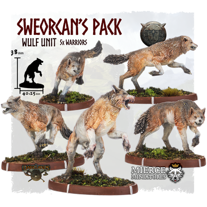 Sweorcan's Pack, Wulf Unit (5x warriors)