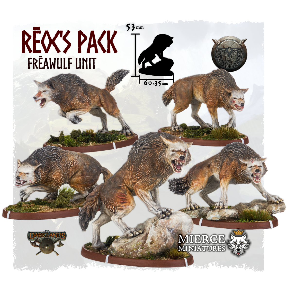 Rēoc's Pack, Frēawulf Unit (5x warriors)