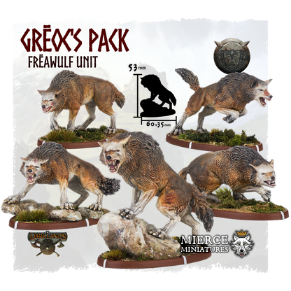 Grēoc's Pack, Frēawulf Unit (5x warriors)
