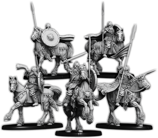 Veteran Riders of Maunsfeld, Duguth Ēored Unit (5x warriors w cmd)