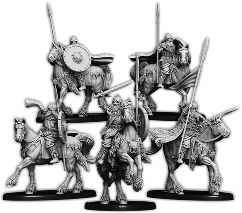Veteran Riders of Maunsfeld, Duguth Ēored Unit (5x warriors w cmd)