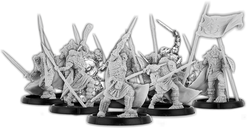 Wolfborn of Tamtun, Ḡesith Unit (10x warriors w cmd)