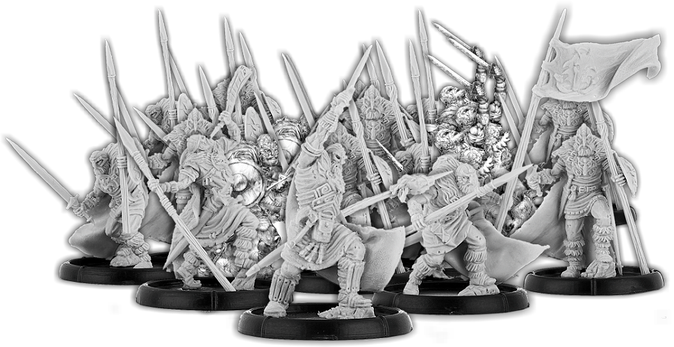 Wolfborn of Tamtun, Ḡesith Unit (20x warriors w cmd)