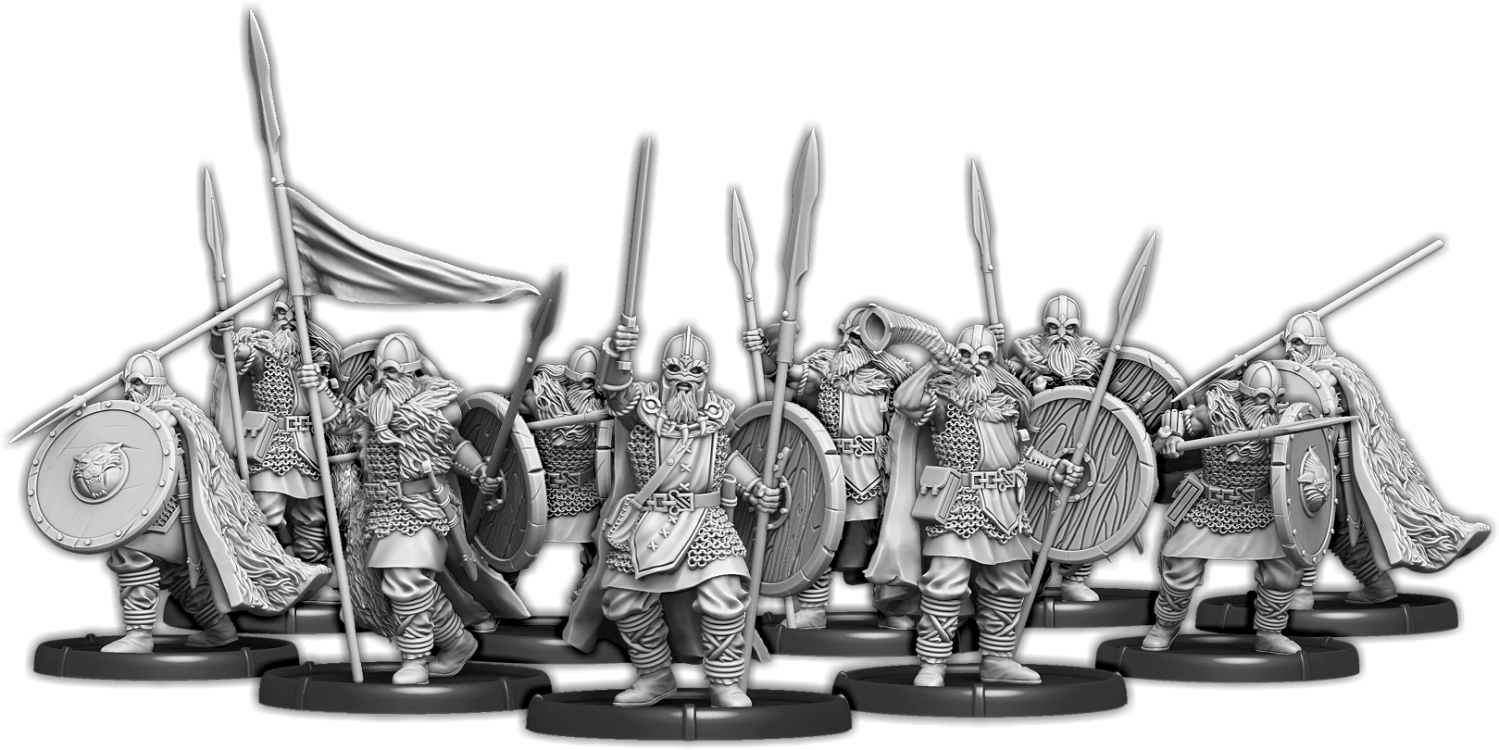 Veterans of Maunsfeld, Duguth Unit (10x warriors w cmd)