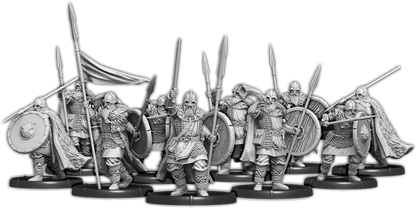 Veterans of Maunsfeld, Duguth Unit (10x warriors w cmd)