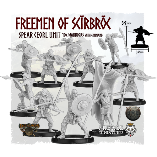 Freemen of Scīrbrōc, Ceorl Unit (10x warriors w cmd)