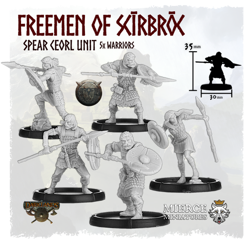 Freemen of Scīrbrōc, Ceorl Unit (5x warriors)