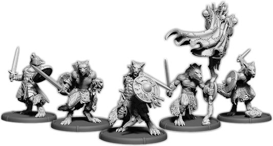 Eoric's Pack, Werwulf Unit (5x warriors w cmd)