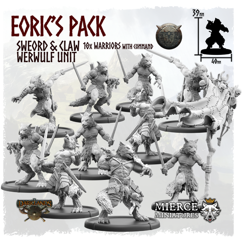 Eoric's Pack, Sweord and Claw Werwulf Unit (10x warriors w cmd)