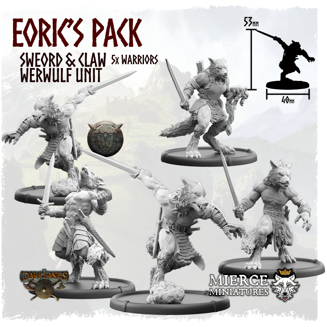 Eoric's Pack, Sweord and Claw Werwulf Unit (5x warriors)