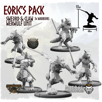 Eoric's Pack, Sweord and Claw Werwulf Unit (5x warriors)
