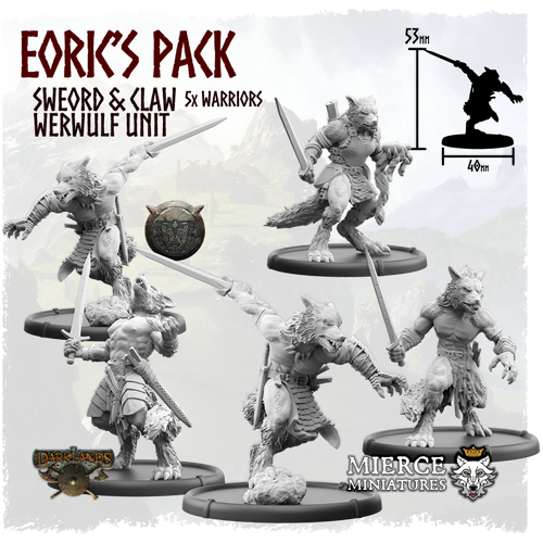 Eoric's Pack, Sweord and Claw Werwulf Unit (5x warriors)