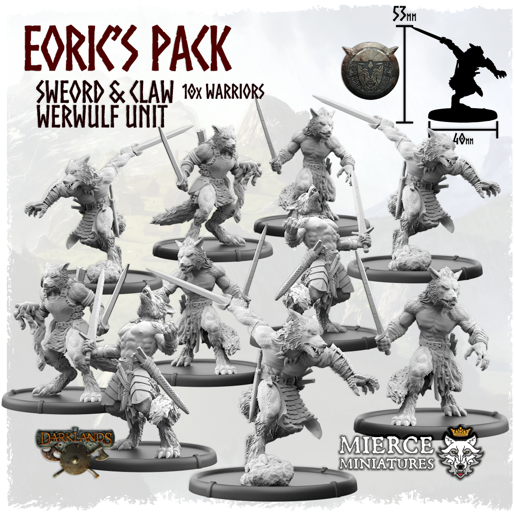 Eoric's Pack, Sweord and Claw Werwulf Unit (10x warriors)