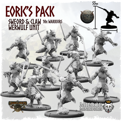 Eoric's Pack, Sweord and Claw Werwulf Unit (10x warriors)
