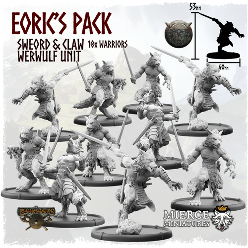 Eoric's Pack, Sweord and Claw Werwulf Unit (10x warriors)