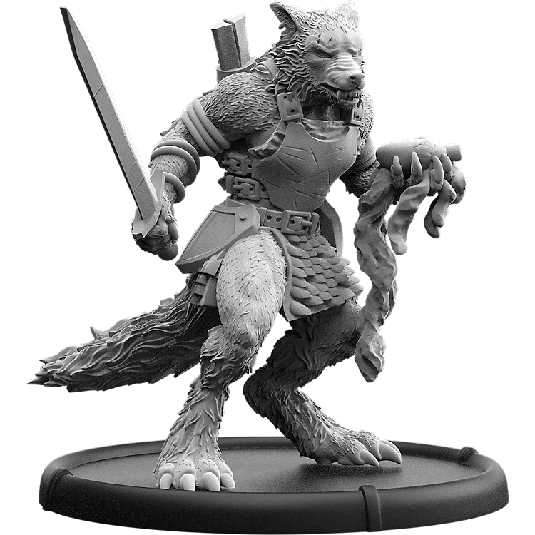 Wealdhere, Sweord and Claw Werwulf Warrior