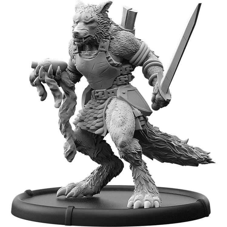 Wealdor, Sweord and Claw Werwulf Warrior
