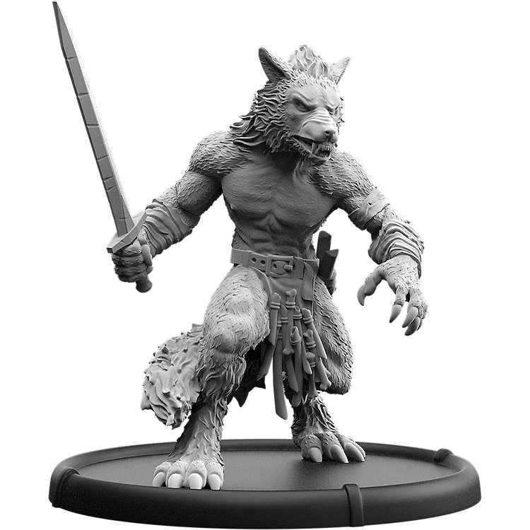 Siweard, Sweord and Claw Werwulf Warrior