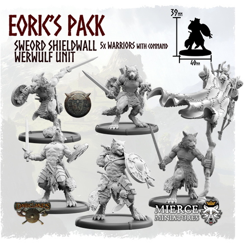Eoric's Pack, Sweord Shieldwall Werwulf Unit (5x warriors w cmd)