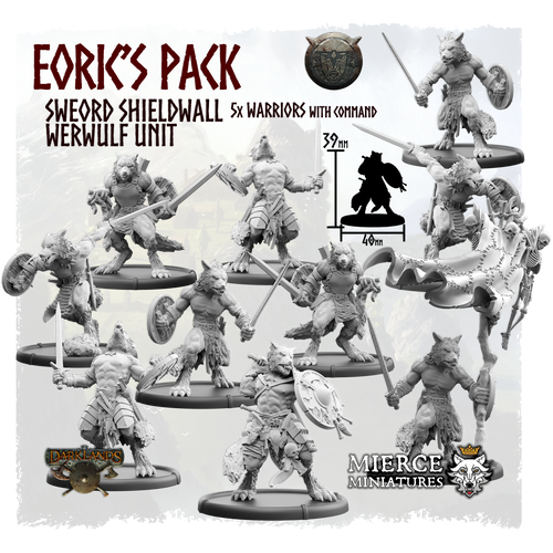 Eoric's Pack, Sweord Shieldwall Werwulf Unit (10x warriors w cmd)