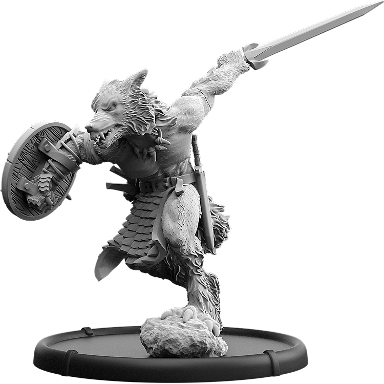 Rædwulf, Sweord Shieldwall Werwulf Warrior