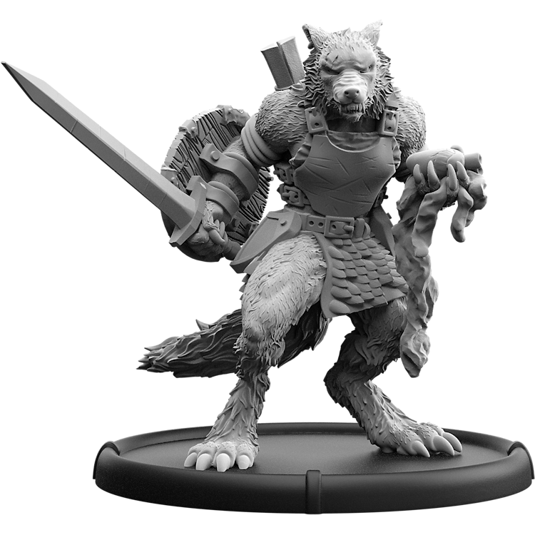 Wealdhere, Sweord Shieldwall Werwulf Warrior