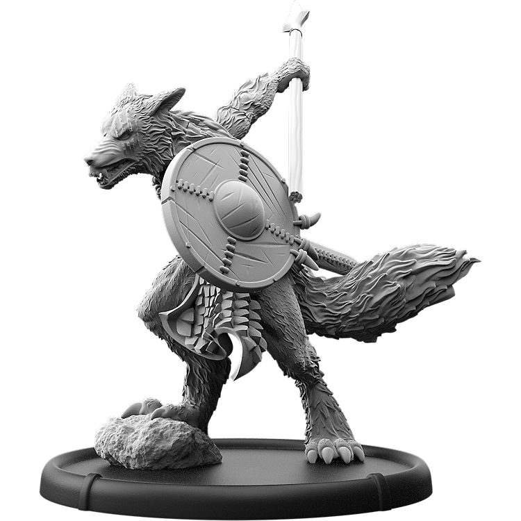 Reldwulf, Gār Shieldwall Werwulf Warrior