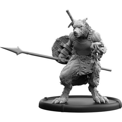 Wealdhere, Gār Shieldwall Werwulf Warrior