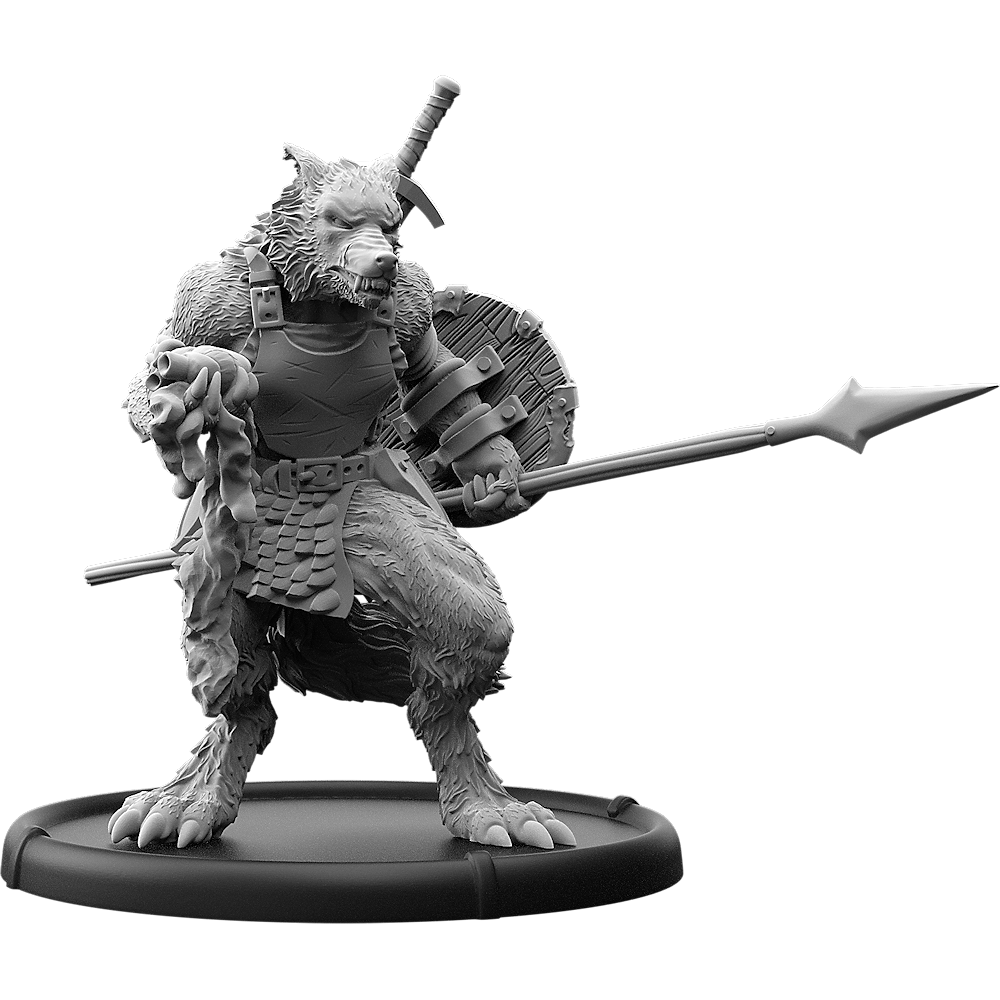 Wealdor, Gār Shieldwall Werwulf Warrior