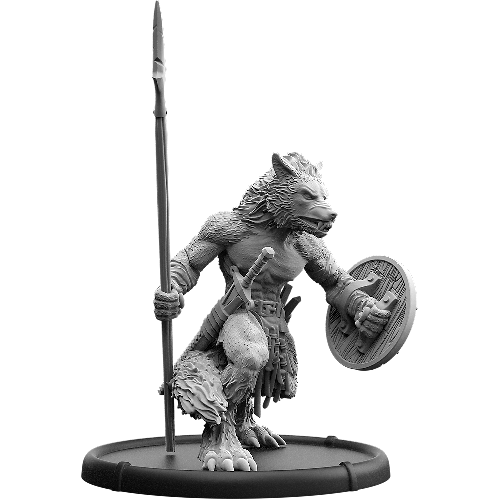 Siweard, Gār Shieldwall Werwulf Warrior