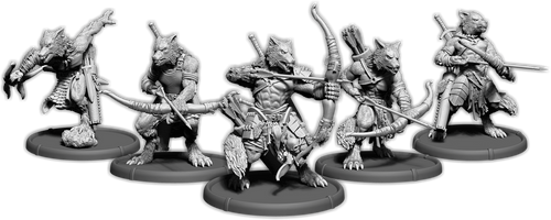 Sigewulf's Pack, Werwulf Hunter Unit (5x warriors w cmd)