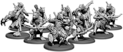 Sigewulf's Pack, Werwulf Hunter Unit (10x warriors w cmd)