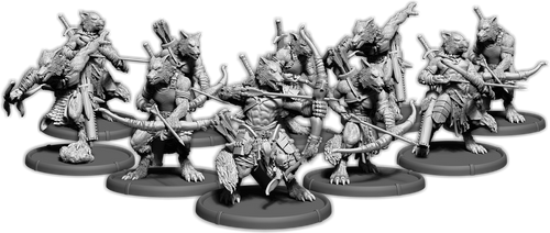 Sigewulf's Pack, Werwulf Hunter Unit (10x warriors w cmd)