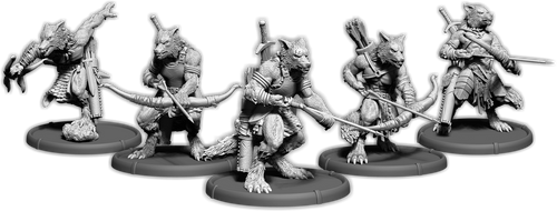 Sigewulf's Pack, Werwulf Hunter Unit (5x warriors)