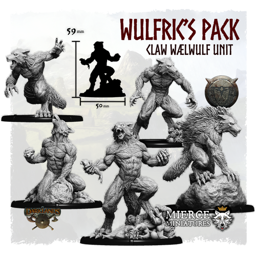 Wulfric's Pack, Wælwulf Unit (5x warriors w cmd)