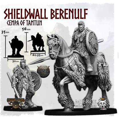 Shieldwall Berenulf Wulfshead, Cempa of Tamtun on Foot and on Horse