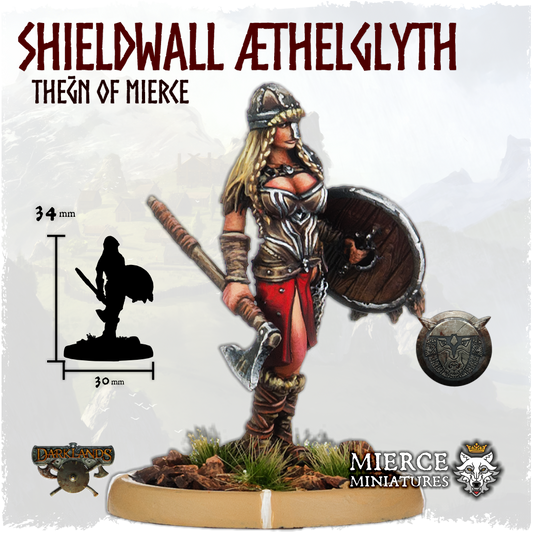 Shieldwall Æthelglyth, Theḡn of Mierce on Foot