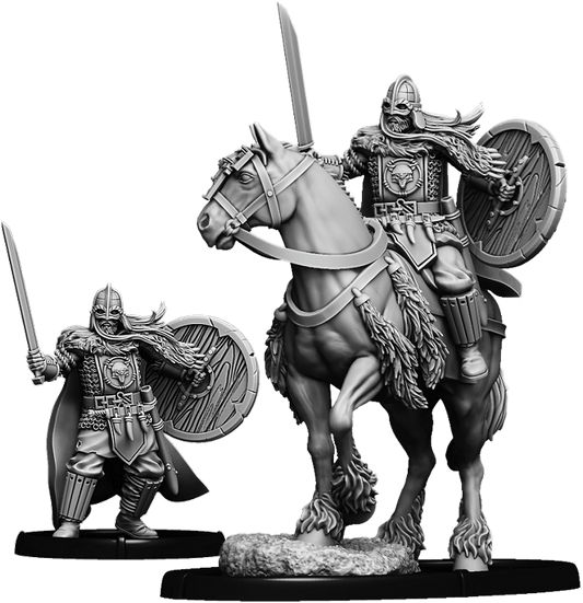 Warrior Wulfhere, Ætheling of Tamtun on Foot and on Horse