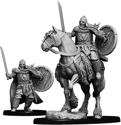Warrior Wulfhere, Ætheling of Tamtun on Foot and on Horse