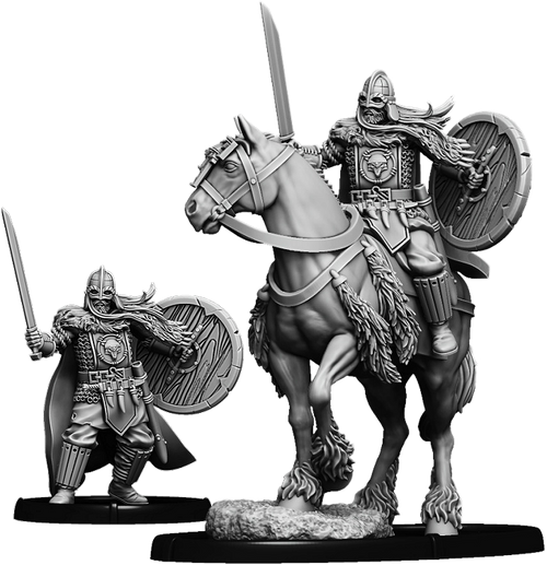 Warrior Wulfhere, Ætheling of Tamtun on Foot and on Horse