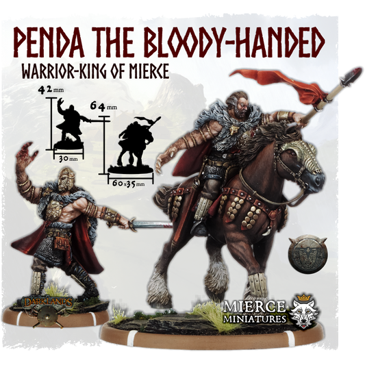 Penda the Bloody-Handed, Warrior-King of Mierce on Foot and on Horse