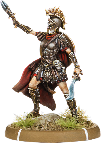 Helmed Thera, Lokhagos of Ilios on Foot