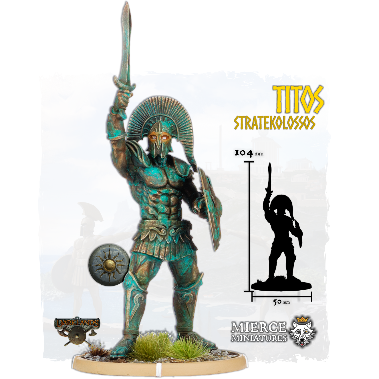 Darklands - Atalantes - STUDIO PAINTED Titos, Stratekolossos [auction ...