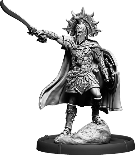 Helmed Kyros, Strategos of Ilios on Foot