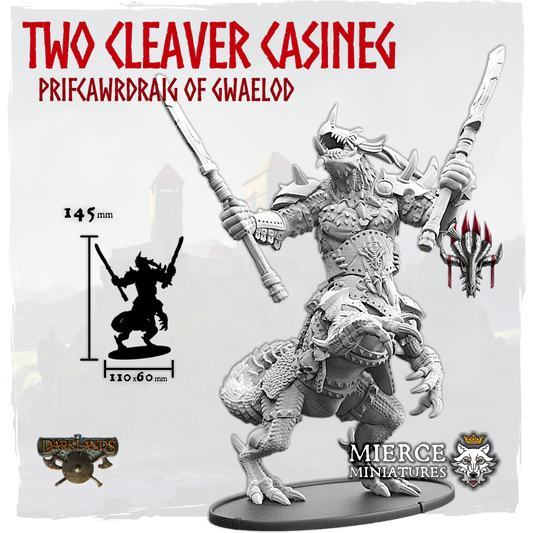 Two Cleaver Casineg, Prifcawrdraig of Dugadw