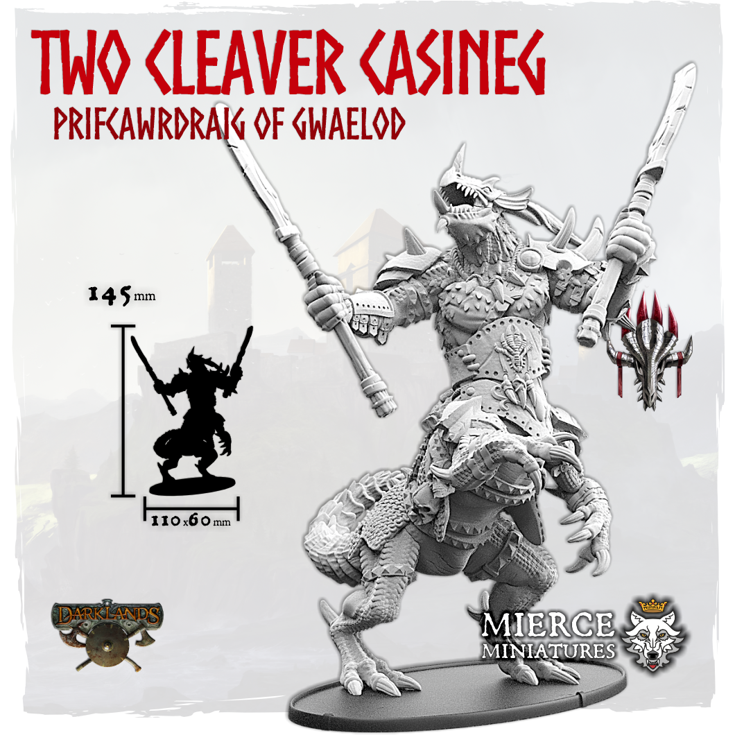 Two Cleaver Casineg, Prifcawrdraig of Dugadw