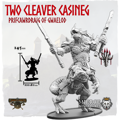 Two Cleaver Casineg, Prifcawrdraig of Dugadw